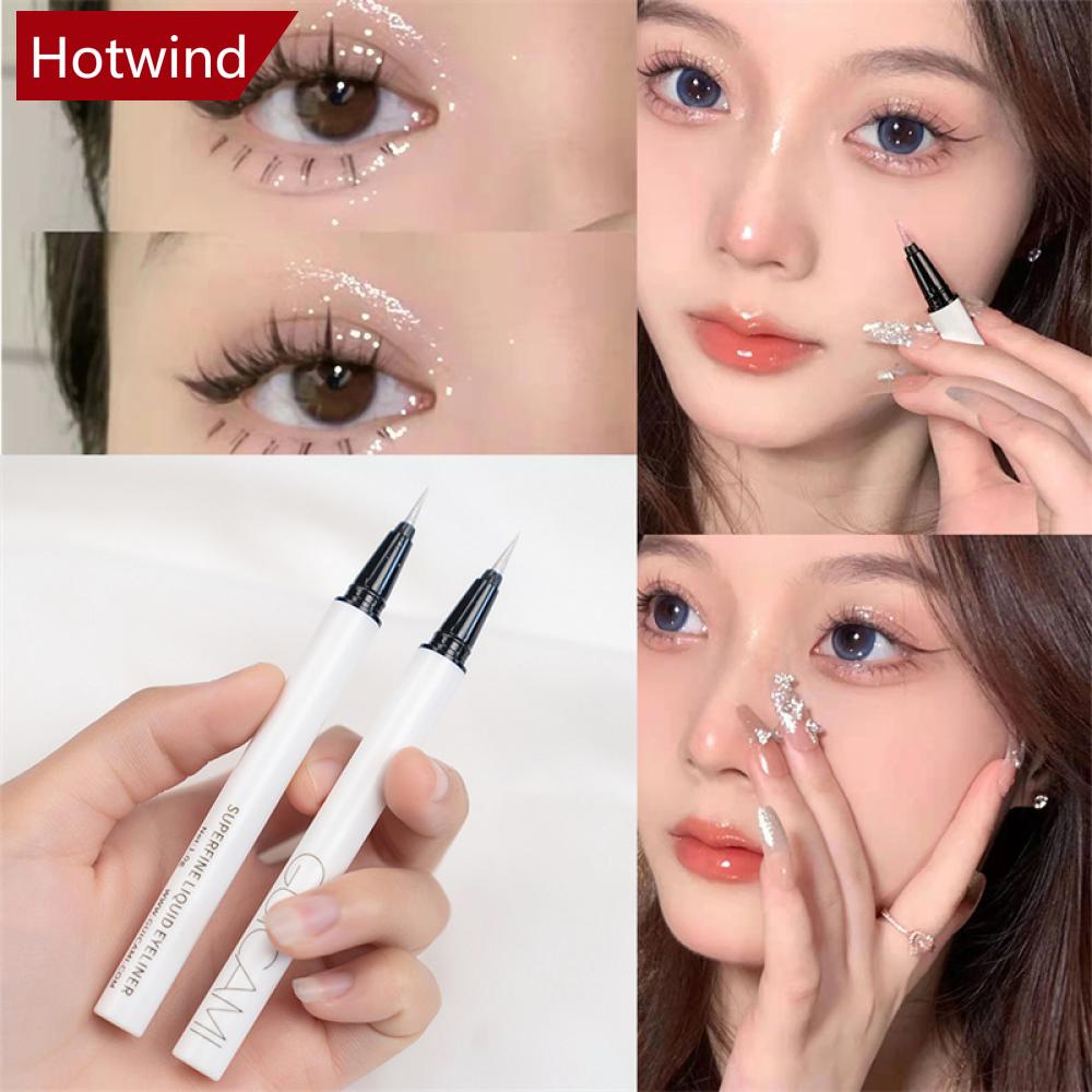 Bút Kẻ Mắt Trang Điểm Bắt Sáng Lâu Trôi Không Thấm Nước Màu Ánh Ngọc Độ Bóng Cao G9X8