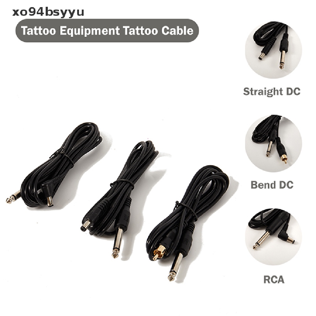 [Hàng mới về] Dây cáp máy xăm bằng silicone mềm siêu nhẹ tiện lợi