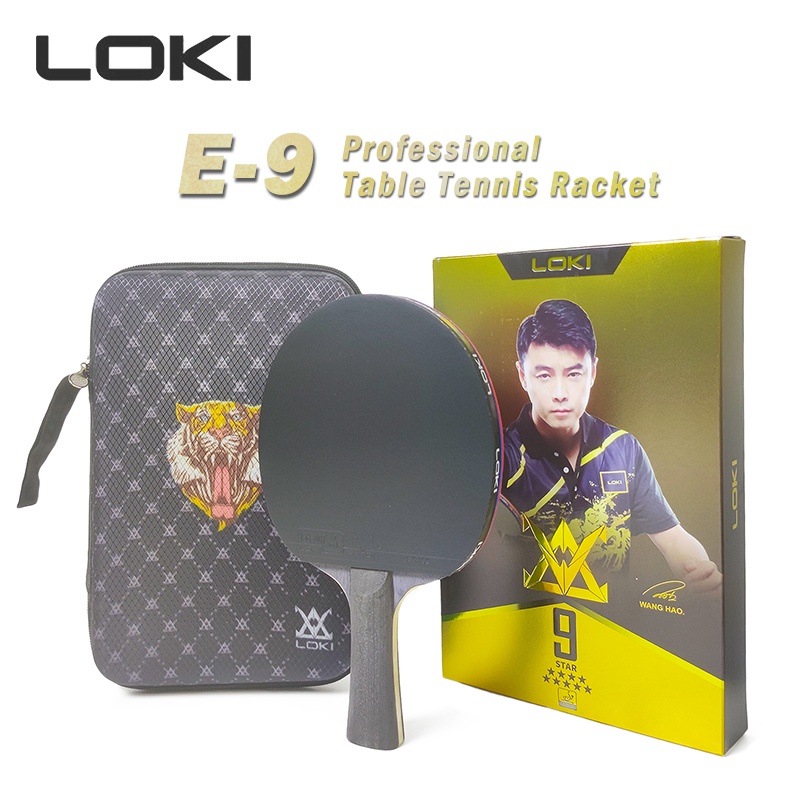 Vợt Đánh Bóng Bàn Loki 7/8/9 Star Chuyên Nghiệp Có Túi Đựng Tiện Lợi