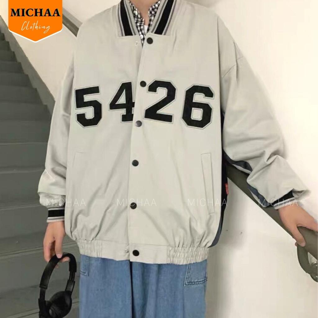 Áo Khoác Bomber Dù 5426 Nam Nữ Ulzzang Unisex 2 Lớp Kiểu Basic Form Rộng - MICHAA
