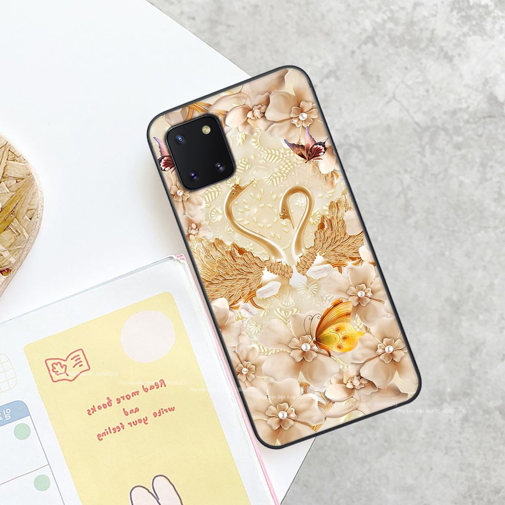Ốp lưng Samsung NOTE 10 LITE hình hình hoa, thiên nga, đẹp thời trang - CAO CẤP - SANG TRỌNG