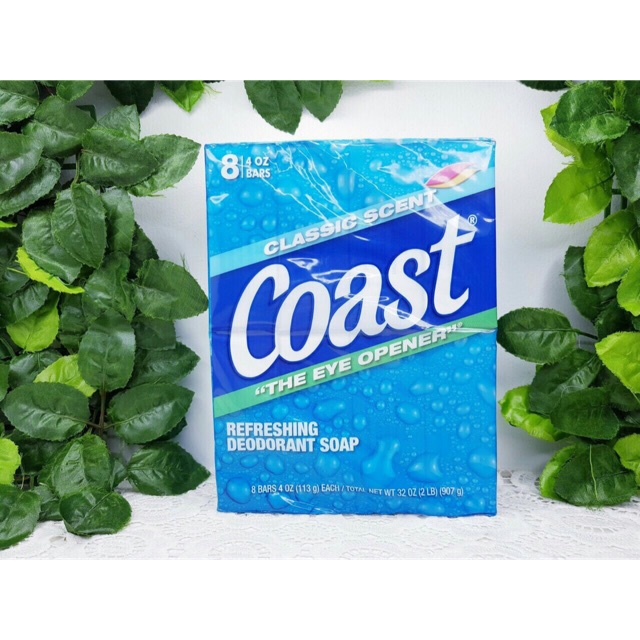 Xà Bông Thơm COAST Classic Scent Refreshing Deoorant Soap 907g —8 cục