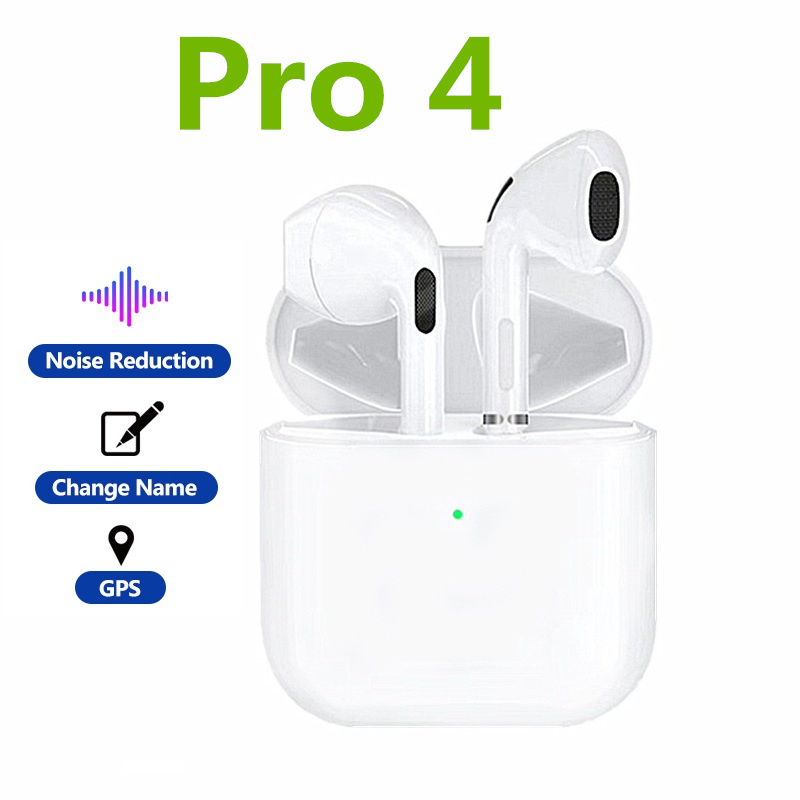 Tai nghe Air Pro 4 Tws Bluetooth không dây âm thanh Hifi kèm phụ kiện cho Android tiện dụng