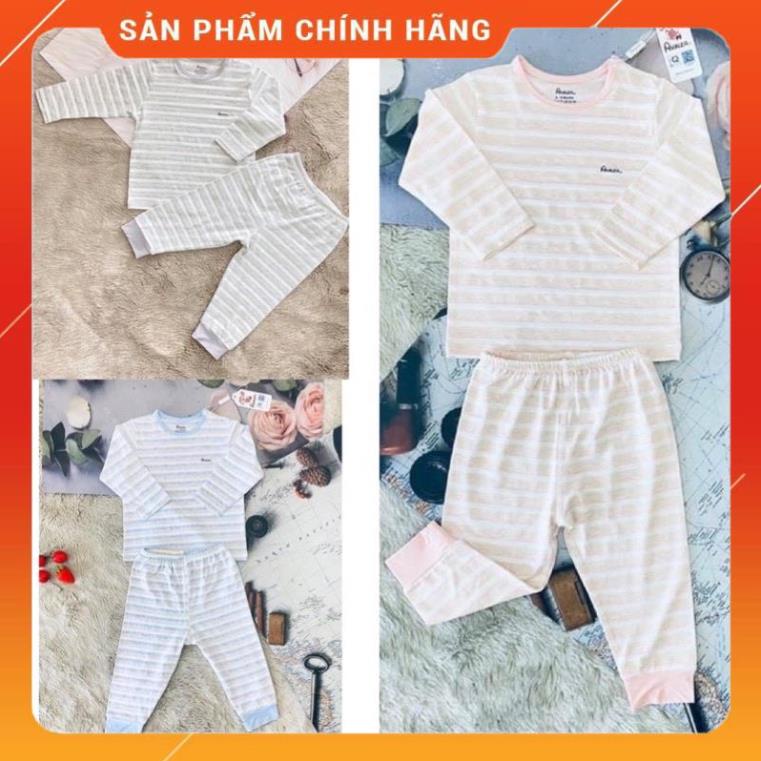 (Sale Sốc) Bộ dài tay cài vai Avaler sợi tre kẻ to ( ktsxuan)