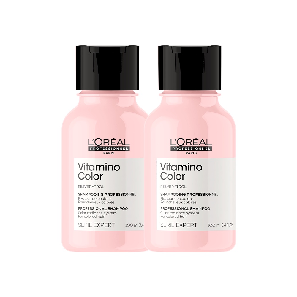 Combo 02 Dầu gội giữ màu tóc nhuộm L'Oréal Professionnel Serie Expert Vitamino Color 100ml