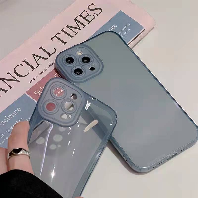 Ốp Điện Thoại Tpu Mềm Chống Sốc Có Khung Bảo Vệ Ống Kính Camera Đa Năng Cho compatible for Phone14 Pro Max 13 Pro Max 12 11 Pro Max X Xs Max Xr 8 7 Plus SE 20