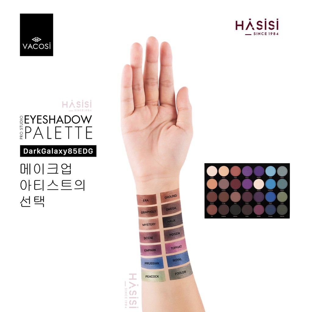 BẢNG MÀU MẮT CHUYÊN NGHIỆP CÔ DÂU - VACOSI EYESHADOW PALETTE 28 Ô