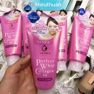 SRM Perfect Whip Collagen In Senka phiên bản Sakura màu hồng cực yêu ( hàng chính hãng )