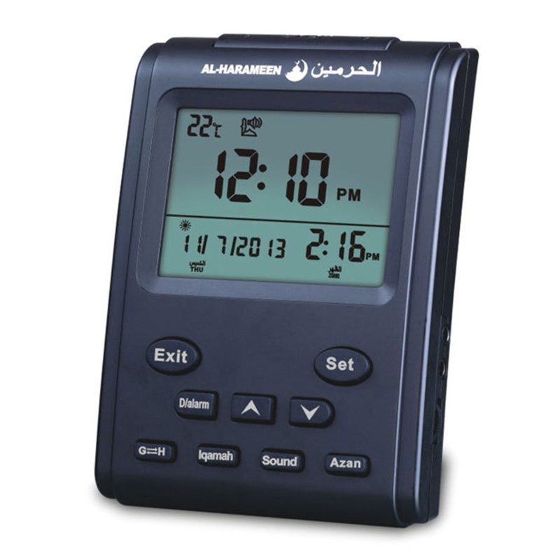 Đồng Hồ Báo Thức Điện Tử Để Bàn bonj Azan Mosque Kèm Màn Hình LCD