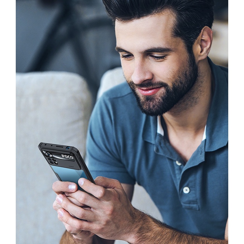 Ốp lưng Poco X4 Pro 5G hiệu Xundd lưng trong viền màu chống sốc bảo vệ toàn diện