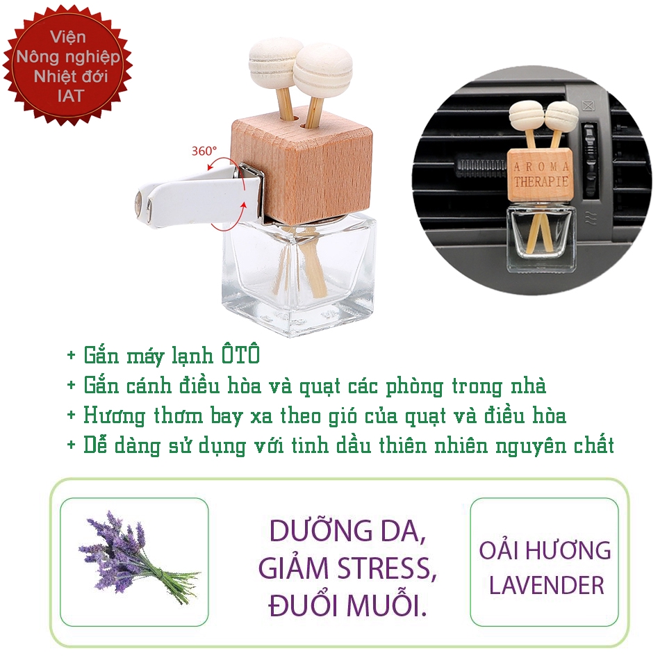 Chai tinh dầu kẹp cửa gió hoặc để nhà vệ sinh Song an eco