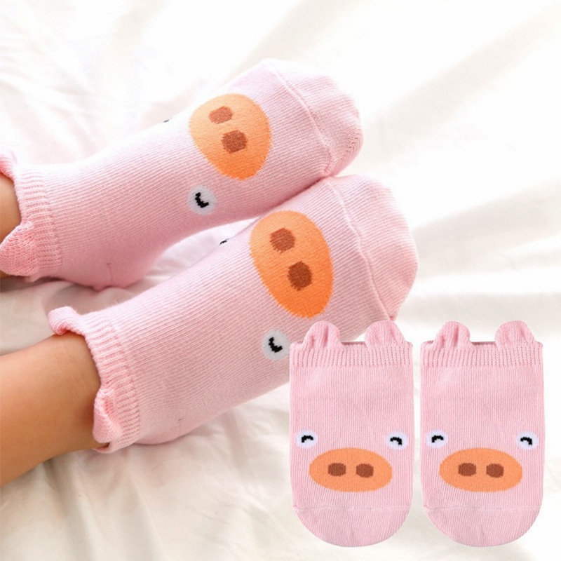 Vớ Lưới Mỏng Chống Trượt In Họa Tiết Hoạt Hình Động Vật Thời Trang Mùa Hè Cho Bé