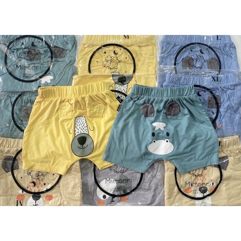 Quần đùi cho bé trai,bé gái thun lạnh phối tai mới