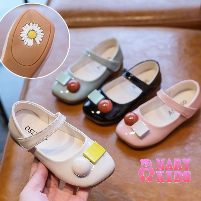 Giày Búp Bê Nhiều Màu Dễ Thương Phong Cách Hàn Quốc 2022 Cho Bé Gái 3 Tuổi