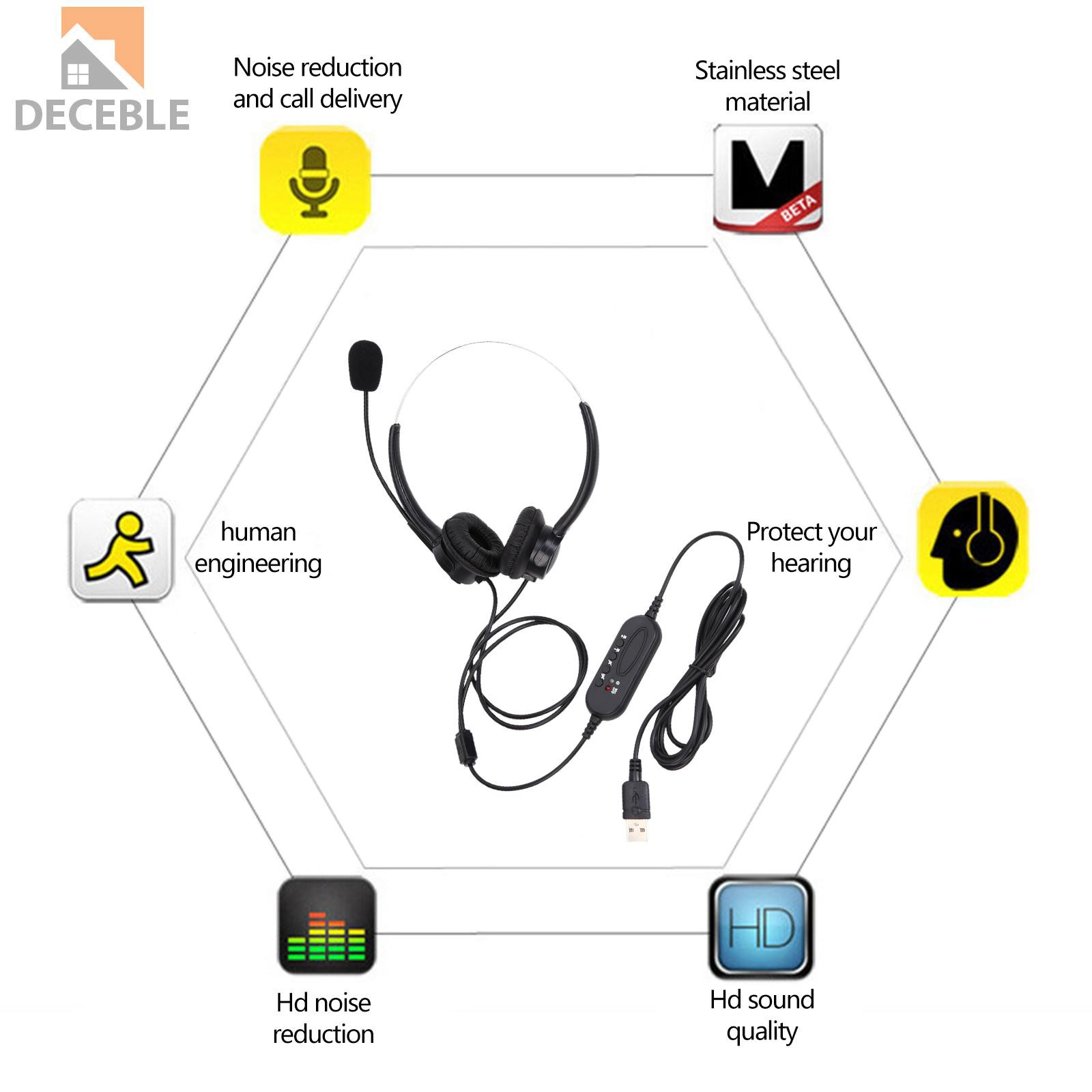 Tai Nghe Chụp Tai Chống Ồn Kết Nối Usb Cho Điện Thoại Di Động / Máy Tính | BigBuy360 - bigbuy360.vn