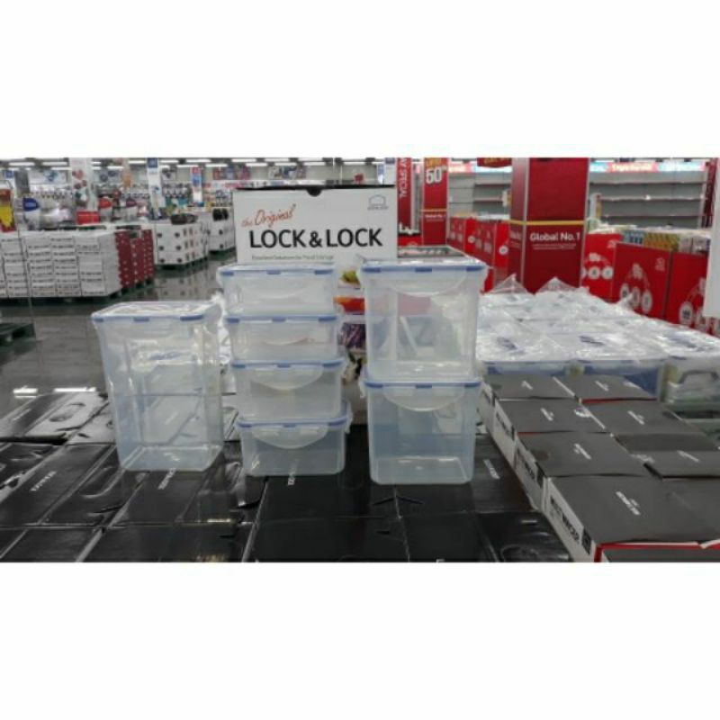 Bộ 7 Hộp Nhựa Đựng Thực Phẩm Lock&Lock HPT809BS
