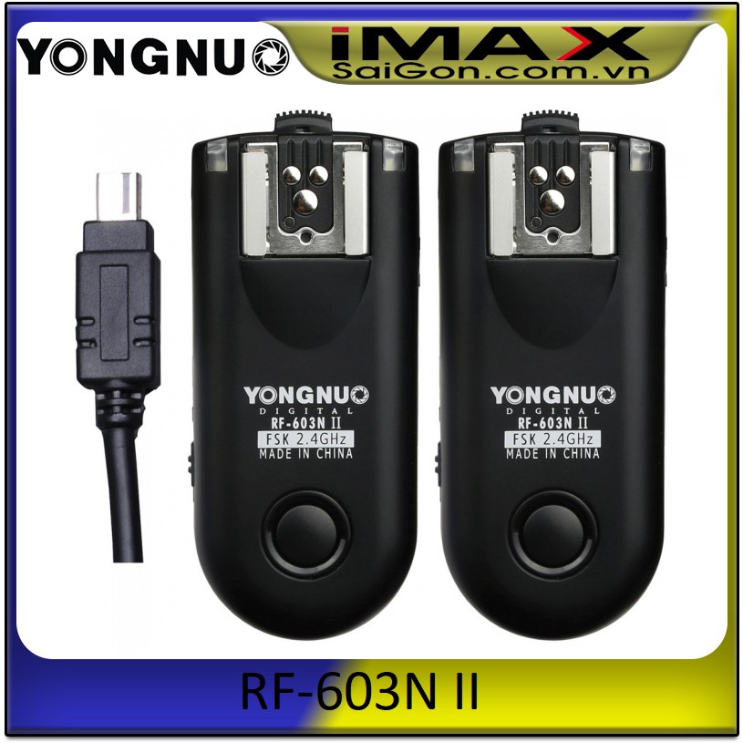 YONGNUO RF-603N II WIRELESS FLASH TRIGGER KIT FOR NIKON