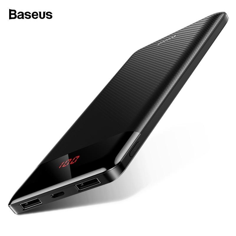Pin sạc dự phòng BASEUS 10000mAh 2 cổng USB tiện dụng