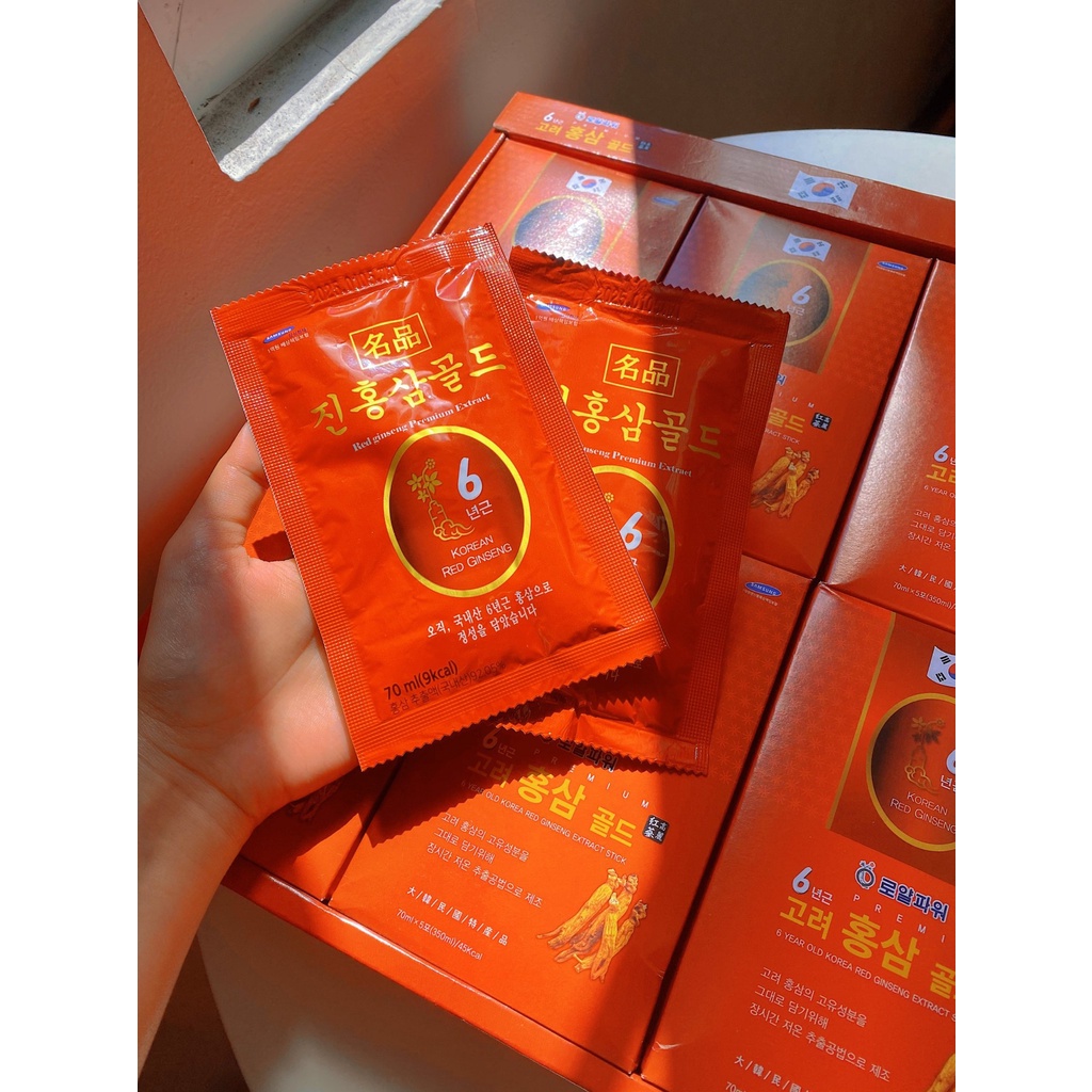 Nước Hồng Sâm Hỗ Trợ Sức Khỏe Red Ginseng Hàn Quốc - Lẻ 1 gói