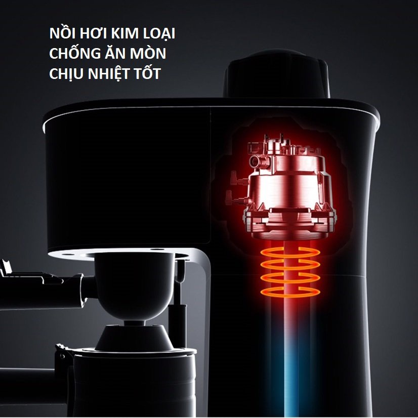 Máy pha cà phê Lexical automatic, hàng chính hãng, bảo hành 12 tháng