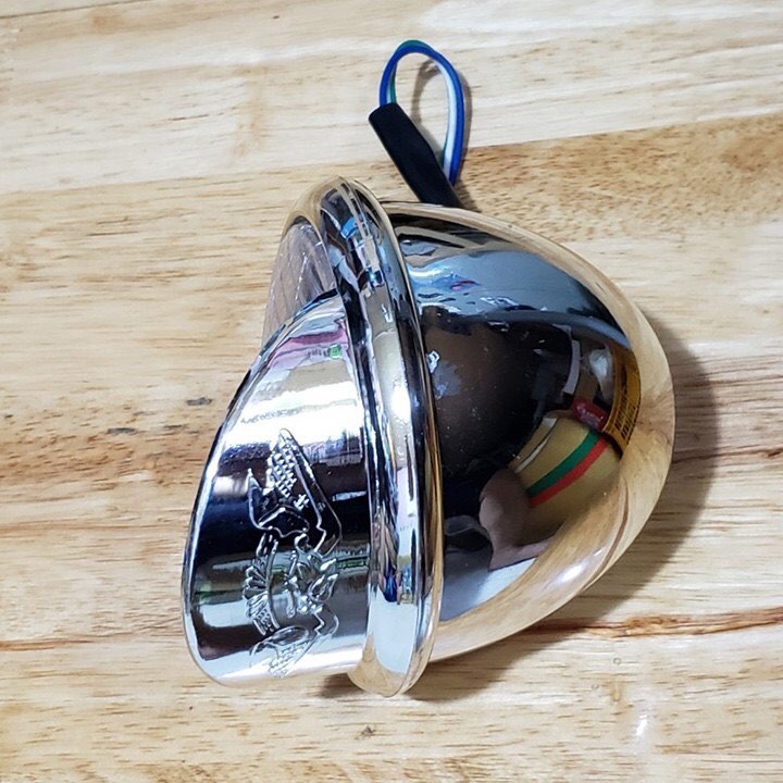 ĐÈN PHA ĐỘ CÓ MŨ KIỂU CAFE RACER