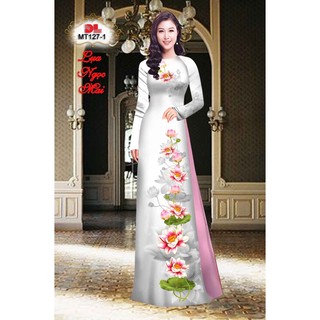 Vải áo dài in hoa