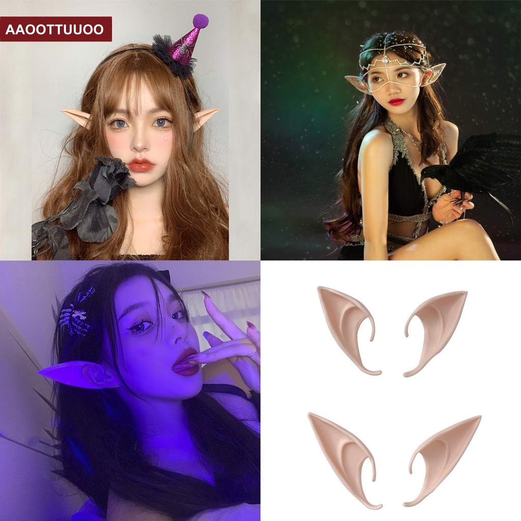 Cặp lỗ tai yêu tinh làm đạo cụ chụp hình hoặc hóa trang tiệc