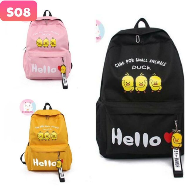 Balo thời trang - 3 VỊT HELLO