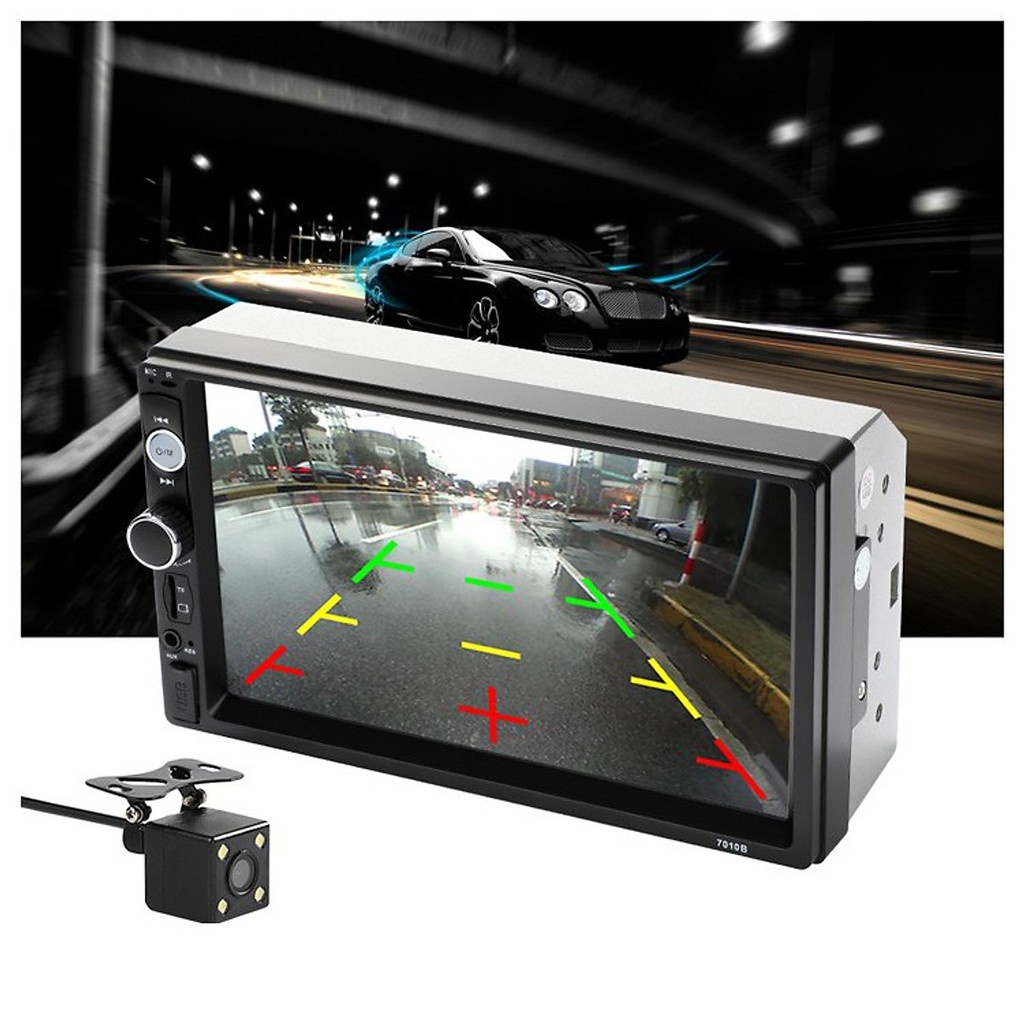❣●♝Màn hình ô tô MP5 lắp chung cao cấp 7 inch, cảm ứng Full HD, Bluetooth,USB, Radio, mp5, dvd