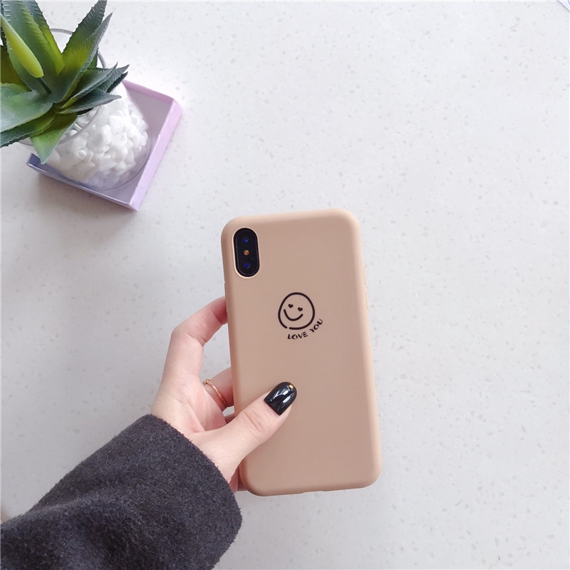 Love You Case for iPhone Xsmax XR XS X 7 8 6 6S Plus 6sPlus 7plus Silicone Matte Handphone Shell 3 colors | BigBuy360 - bigbuy360.vn