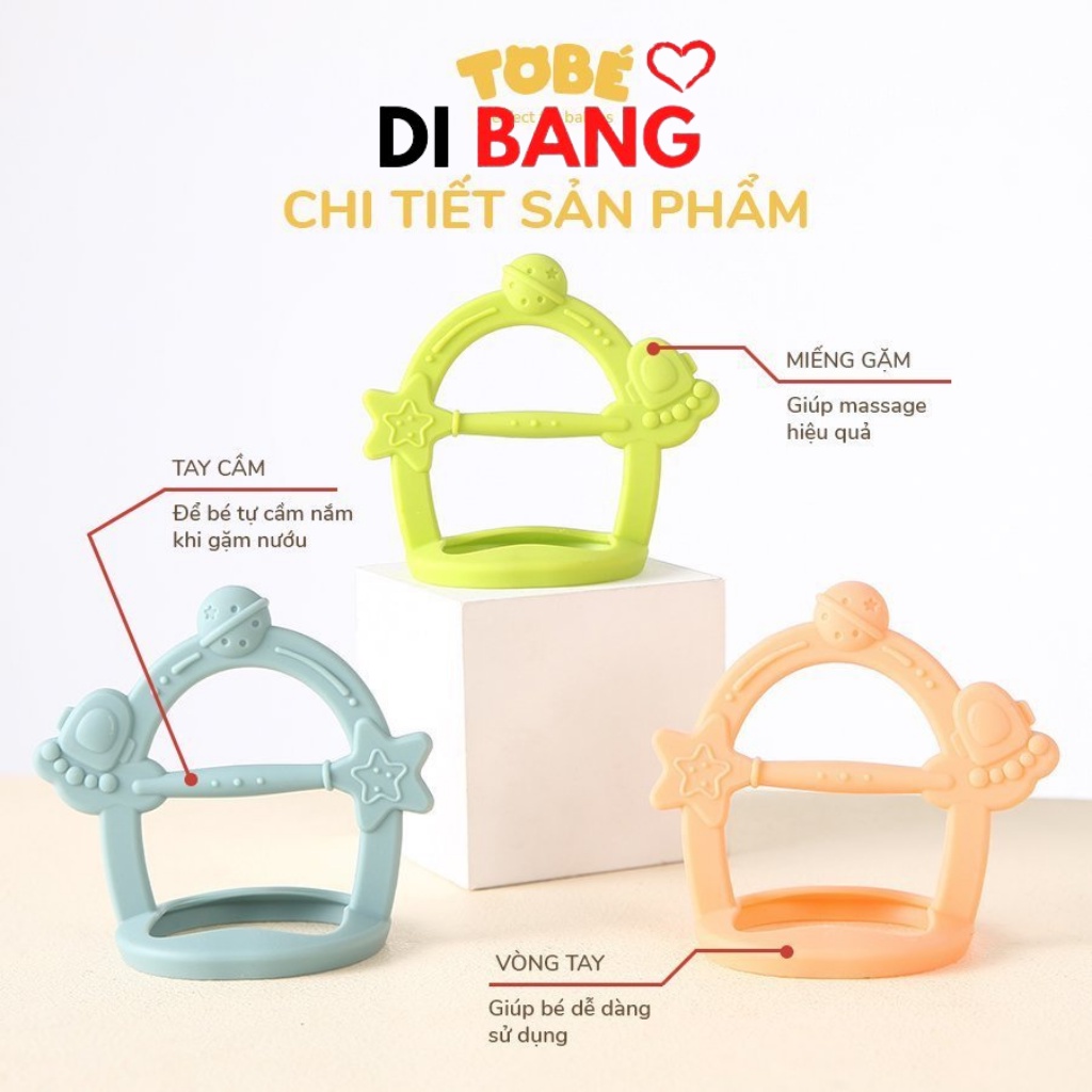 Gặm nướu silicone ToBé cho bé cao cấp an toàn