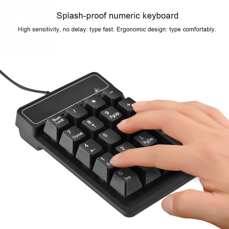 BÀN PHÍM SỐ, PHÍM GIẢ CƠ cho kế toán, game thủ, kết nối USB cho máy tính