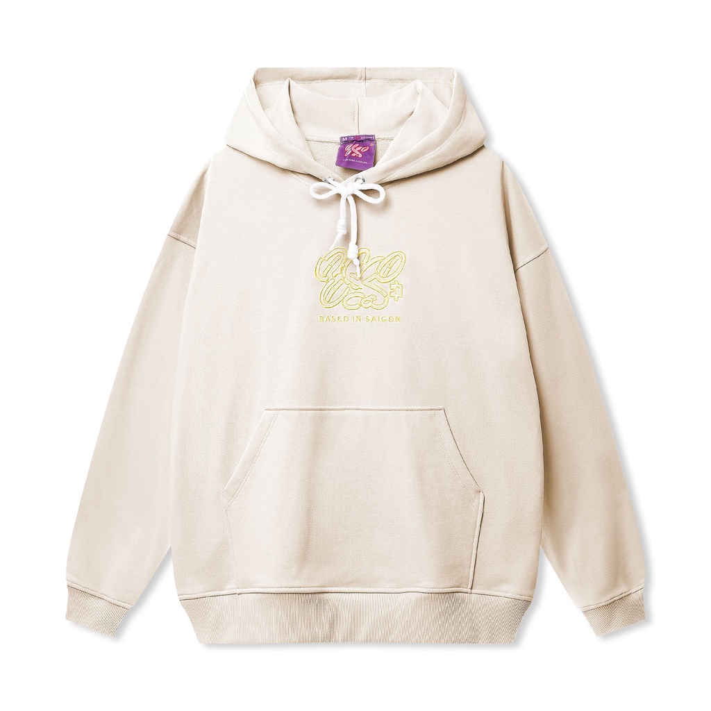 Hoodie chân cua 8YO TERRY FABRIC - Màu Cream