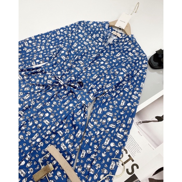 Váy lụa xanh L 350k -> 250k