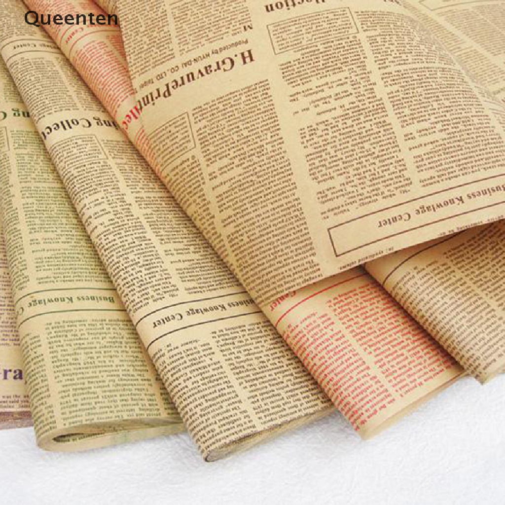 Giấy Gói Quà Hai Mặt Phong Cách Vintage