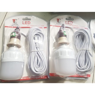 Combo Đuôi đèn có công tắc + bóng đèn , dây 3M