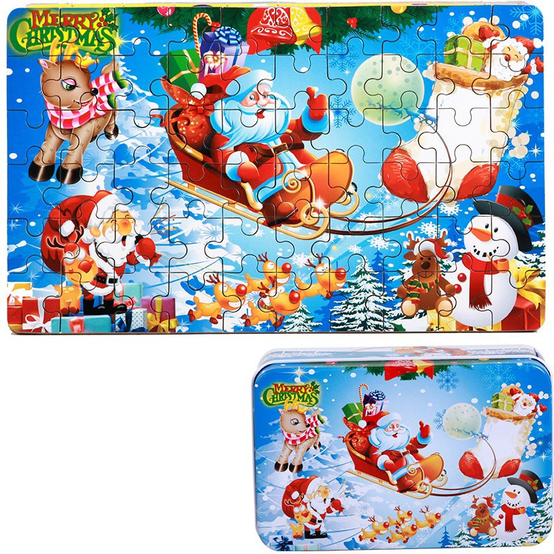 Xếp hình puzzle cho bé 60 mảnh có hộp HOT SALE