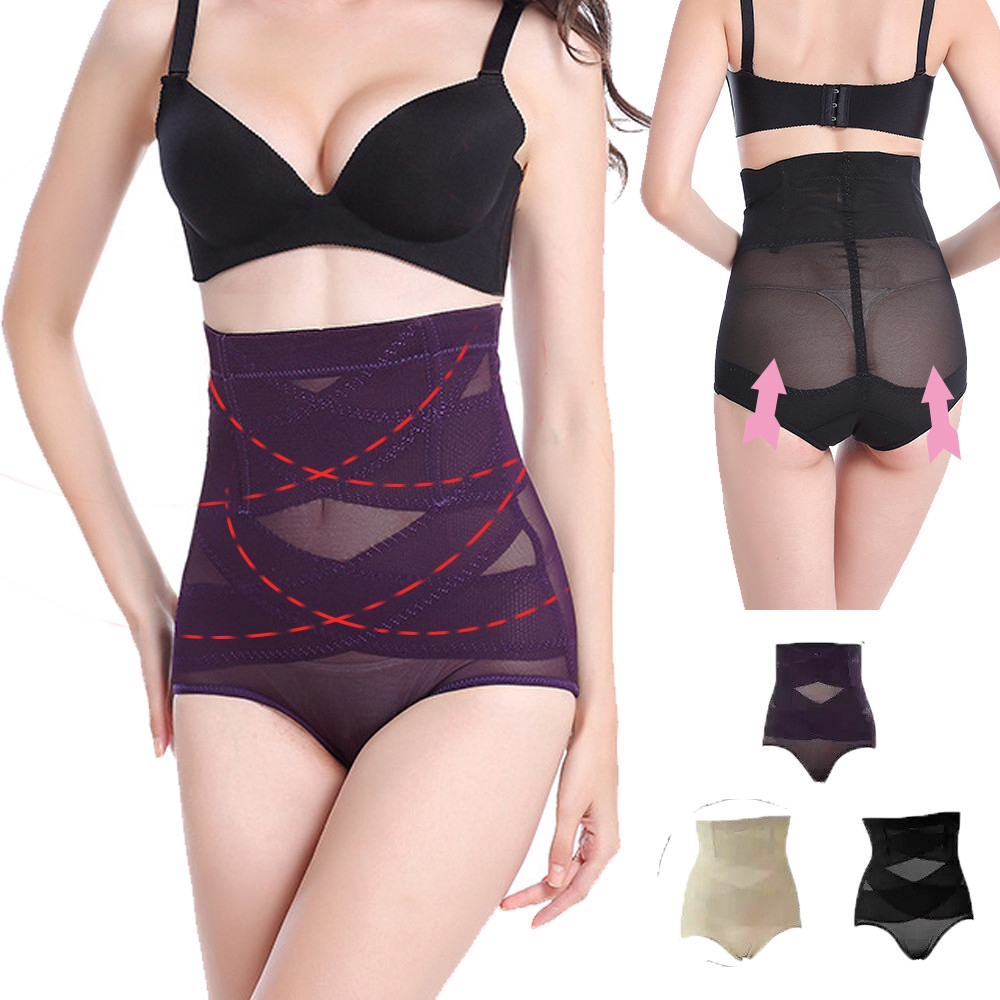 Quần nịt bụng lưng cao định hình vòng eo cho nữ