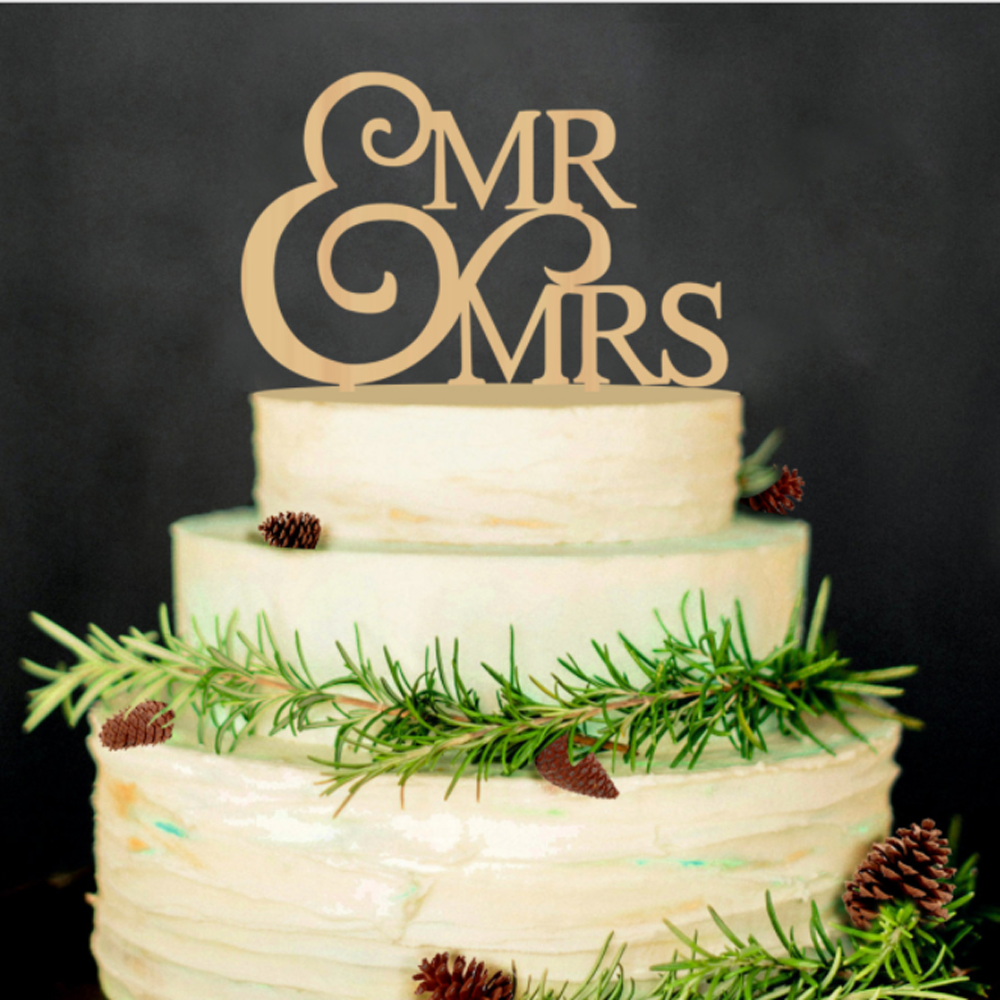 ❀SIMPLE❀ "Mr and Mrs" DIY Cake Decorations Rustic Bride and Groom Wood Cake Topper Laser Cut Wooden letters|Gifts Vintage Wedding Supplies