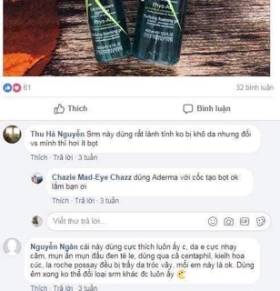 Sữa rửa mặt aderma