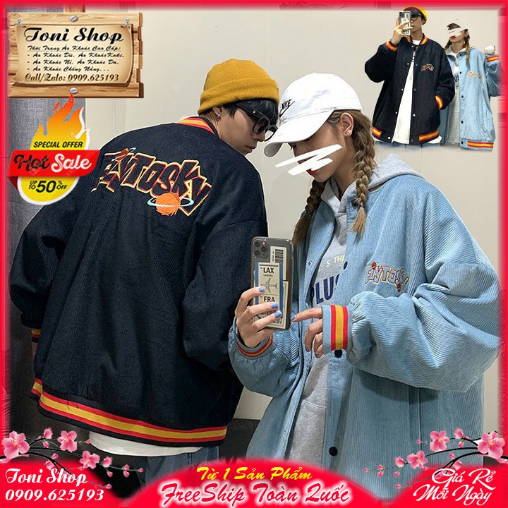 ÁO KHOÁC KAKI NHUNG GÂN FLYTOSKY (M2640 - Ảnh Thật) | BigBuy360 - bigbuy360.vn