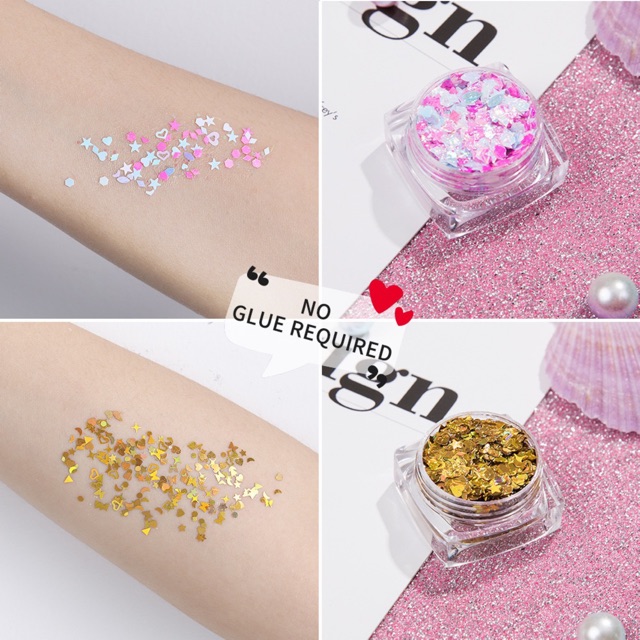 Nhũ Sequin Hạt To Không Cần Keo Đính