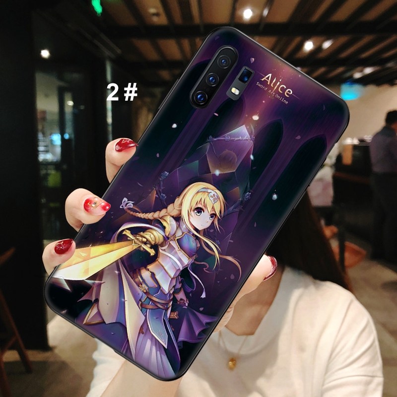 Ốp Điện Thoại Mềm Hình Sword Art Online Yx171 Cho Vivo Y12 Y15 Y30 Y50 Y19 Nex 3 S5 Iqoo X30 Pro 2020