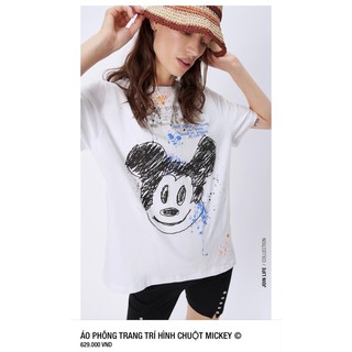 Áo Thun ZR Phun Sơn Mickey