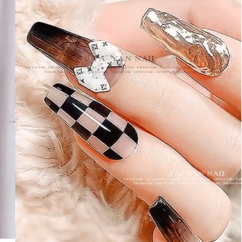 Nơ trang trí móng 10cái/ bịch/12k