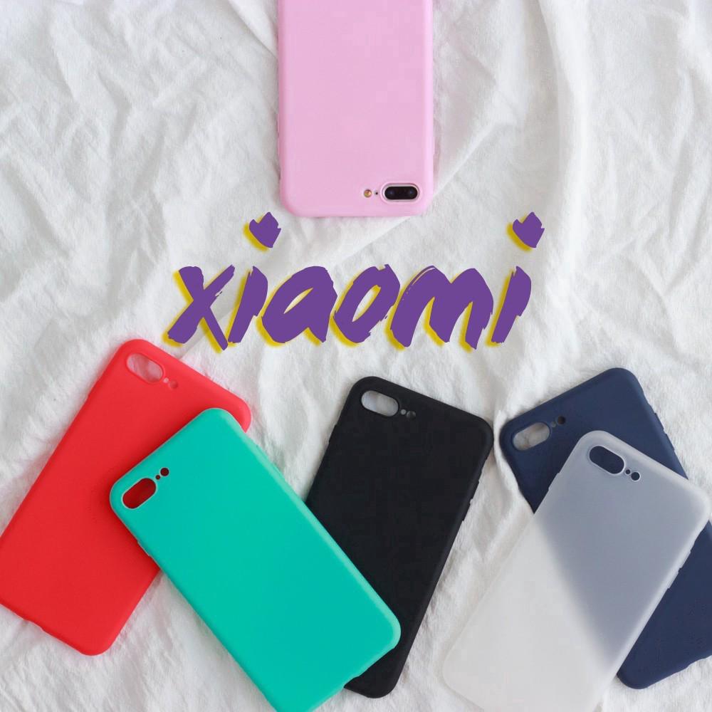 Ốp điện thoại màu trơn thời trang cho Xiaomi Redmi 5 5A 6