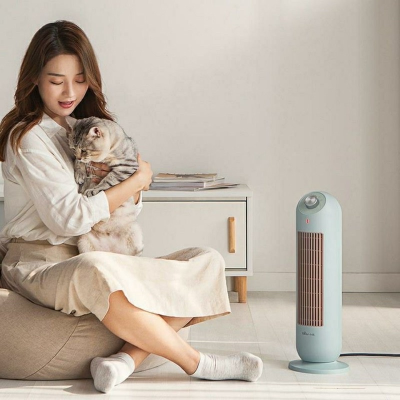 Máy sưởi gốm Bear DNQ-C20B1 chính hãng-BH 12 tháng, Quạt sưởi đứng Bear, xoay 90 độ tiện lợi