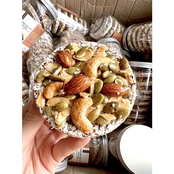 BÁNH GẠO LỨT MIX HẠT NƯỚNG MẬT ONG HỦ 250g