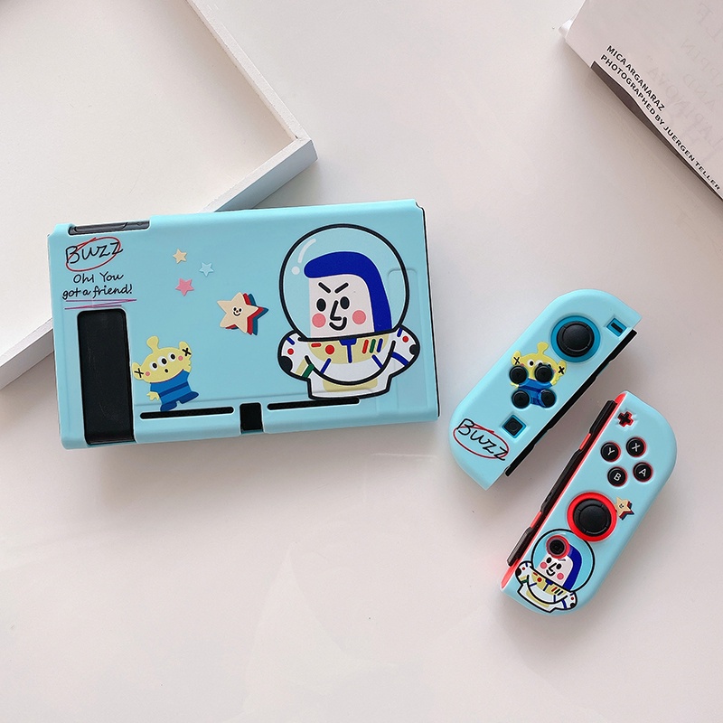 Kho mới Phim hoạt hình Winnie the Pooh Hello kitty Doraemon Nintendo Switch Vỏ silicone mềm Vỏ bảo vệ Công tắc Vỏ công tắc