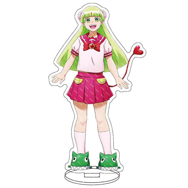 Giá đỡ bánh kem bằng acrylic hình nhân vật anime Iruma Kun Clara Amelie Kalego